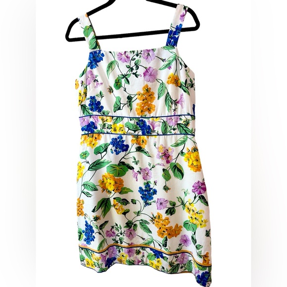 NWT! Size 10 petite A line floral dress from Ann Taylor - Picture 2 of 6